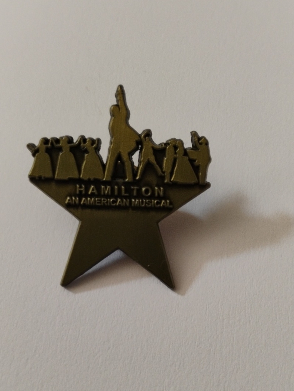 🧁 3/$30 Hamilton Star Silhouette Enamel Pin NEW
